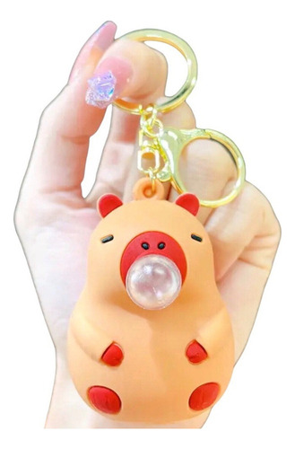 Y * Llavero Inflable Antiestrés The Squishy Capibara