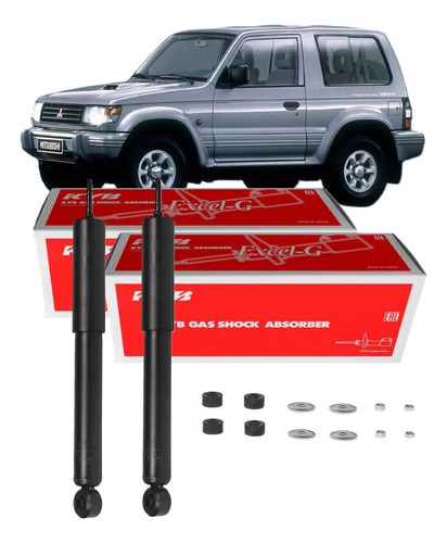 Par Amortecedor Traseiro Mitsubishi Pajero 1991-1999 Kayaba