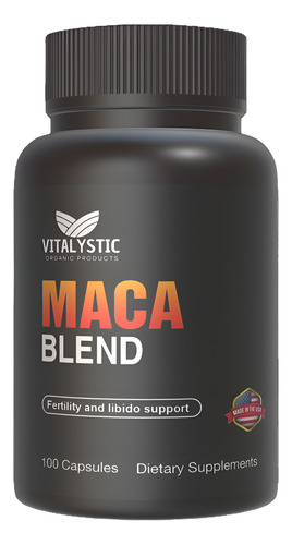 Maca Blend (alta Potencia) | Red, Yellow, Black | 100 Cap