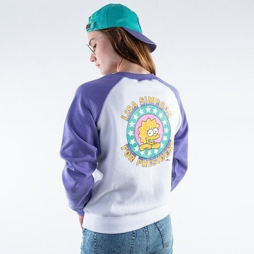 Sudadera Vans X The Simpsons Lisa Simpson Presidente 4 Prez