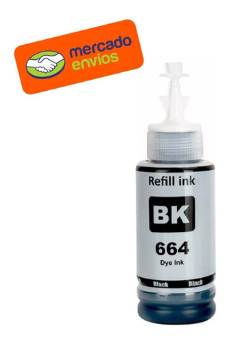 Tinta Genérica Para Epson 664 / L200 / L355 / L555 Colores
