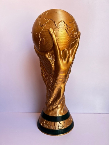 Imagen 1 de 6 de Copa Del Mundo. Copa Qatar 2022 Regorzada 20 Cm