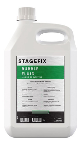 Liquido De Burbujas Bubble 5l Fx Stage Fix Liq-b5