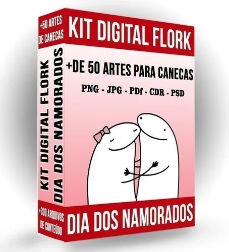 comprar Pack +50 Artes De Canecas Dia Dos Namorados Flork Bento