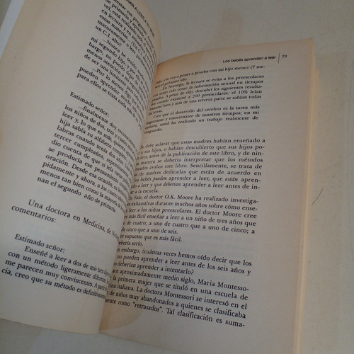 Cómo Enseñar A Leer A Su Bebé - Glenn Doman (Usado)