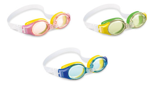 Antiparras Para Natación Regulable Junior Intex Gafas Pileta Color Verde