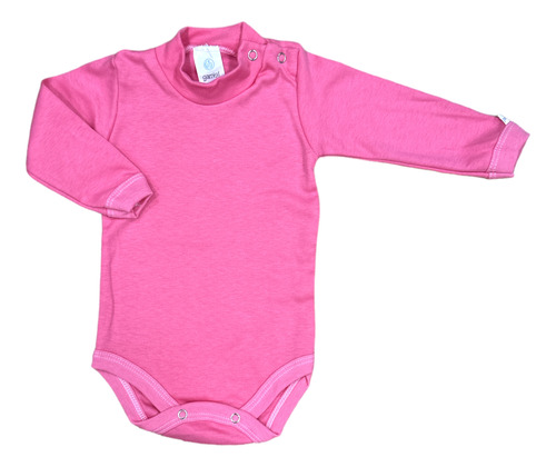 Body Bebe Media Polera Liso Algodon Gamise