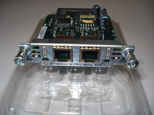 Modulo Cisco Vic2-2fxs De Porta Dupla Placa De Interface