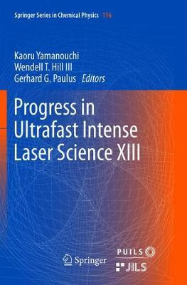 Libro Progress In Ultrafast Intense Laser Science Xiii - ...