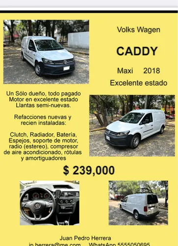 Volkswagen Caddy 2.0 Maxi Tdi Mt