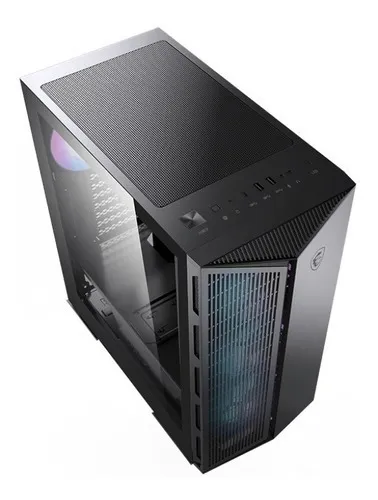 Gabinete Gamer Msi Mpg Gungnir 111r Tg Black 4x120mm Argb