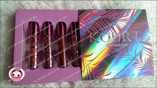 Set X 4 Labiales Kourt Edicion Kourt X Kylie Rosa