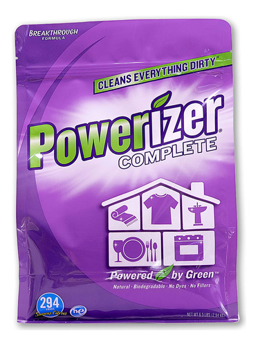 Powerizer Detergente Completo Para Ropa Y Limpiador Multiuso