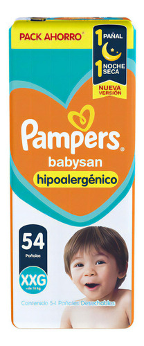 Pañales Bebe Pampers Babysan Hiper Pack 