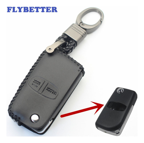 Funda De Cuero For Llavero De Control Remoto For Mitsub