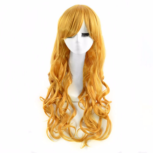 ¡ Peluca Rubio Oro Oferta Cabello Sintético Halloween !