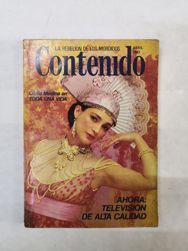 Revista Contenido Abril 1982#227 Television De Alta Calidad