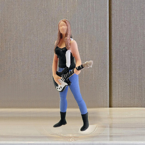 Bake Paquete De 3 Figuras De Cantante De Pvc En Miniatura