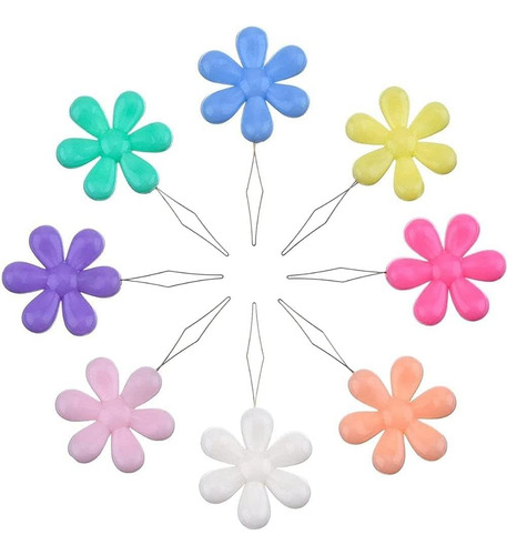 Threaders, Enhebradores De Agujas En Forma De Flor, Herramie