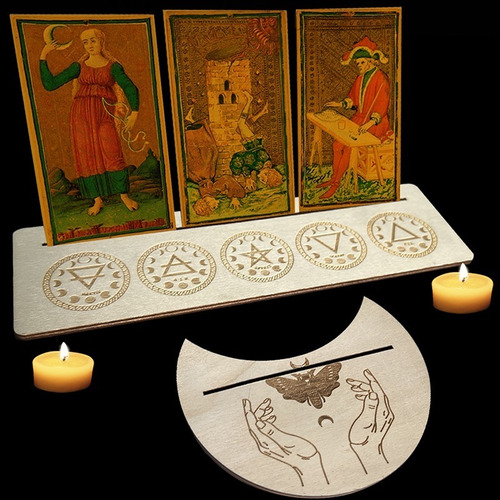 Soporte Para Cartas Del Tarot.-