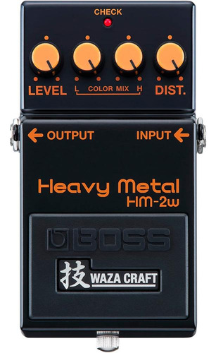 Pedal Boss Hm-2w Heavy Metal Waza Craft Distortion