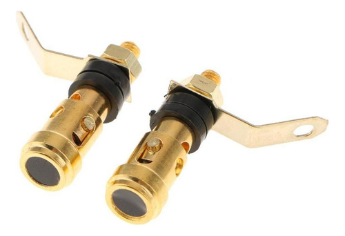 B 2 Unids Bocina Banana Plug Jack Amplificador Terminal