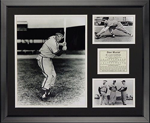 Legends Never Die Stan Musial - Collage De Fotos Enmarcado E