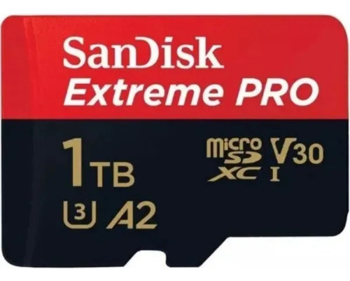 Cartão Microsd Sandisk Extreme Pro Uhs-i De 1 Tb Com Adapta