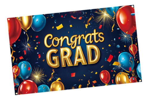 Gran Pancarta De Felicitaciones De Graduación, Decoración