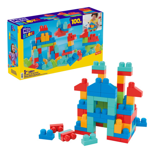 Mega Bloks Juguete De Construcción Caja De Bloques Grande Pa