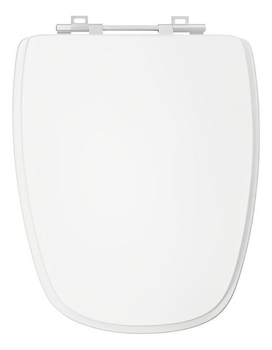 Funda de asiento de inodoro de MDF lacada en blanco Monte Carlo
