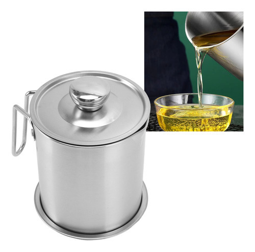 Recipiente De Grasa De Tocino De Acero Inoxidable De Alta Te