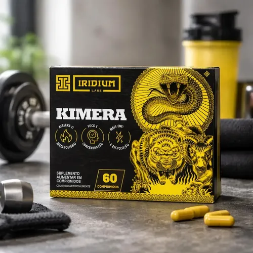 Kimera Thermo 60 Comps Termogênico Iridium Labs Sem Sabor