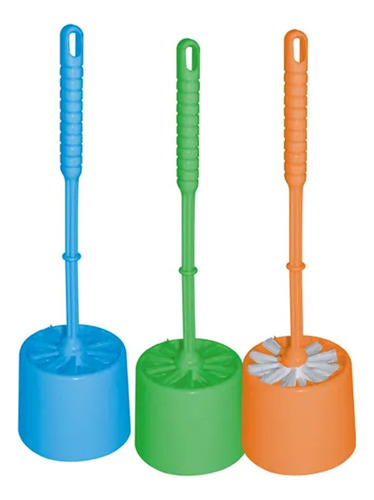 Escobilla Cepillo Para Baño Inodoro Plastico 35,5 Cm