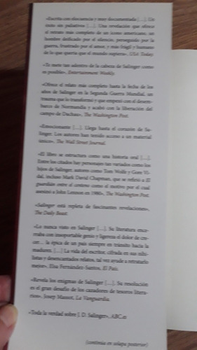 Libro Salinger . Biografia (Usado)