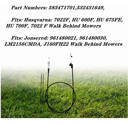 532431649 Huthbrother Cable De Transmisión De Transmisión, C