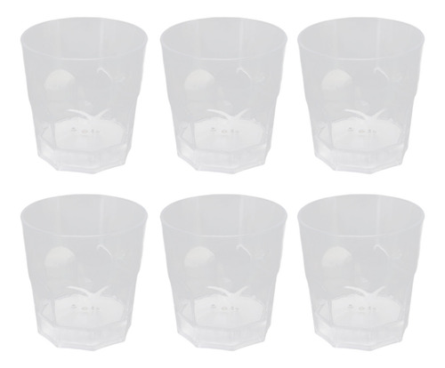 Vaso Led Para Whisky, 6 Unidades, Multicolor, Activado Por A