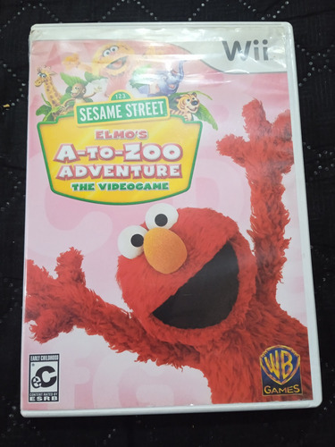 Sesame Street Elmo's A-to-zoo Adventure Original Nintend Wii