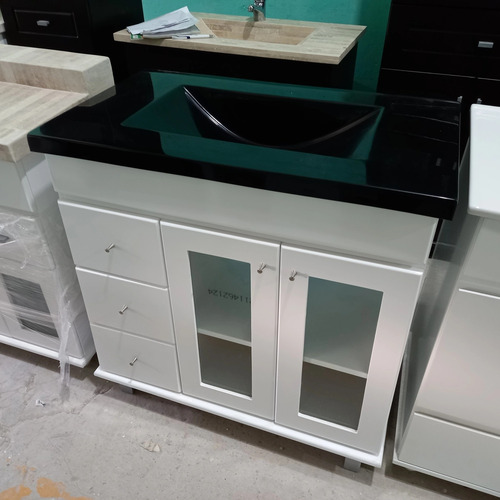 Imagen 8 de 10 de Vanitory Laqueado De 80 Cms, Con Mesada