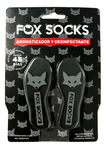 Aromatizador Deportivo Fox Socks Zapatillas Botines Bolso