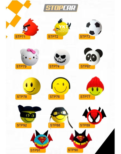 Imagem 6 de 10 de Ponteira Bola Bolinha Enfeite De Antena Mickey Minie 1ºlinha
