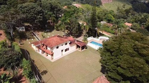 Imagem 9 de 29 de Chácara 4000m2, Casa Sede Sobrado, 3 Dormitórios, Sala Com Lareira, Moveis Planejados, Área Gourmet, Piscina, Capela, Poço Artesiano, Horta - Ch00254 - 70809494