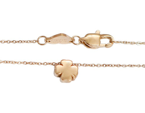 Beadsnice-collar Con Collar De Trébol De Cuatro  Rose Gold P