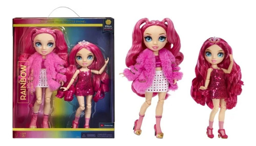 Muñeca Rainbow High Stella Monroe + Junior Pack X2