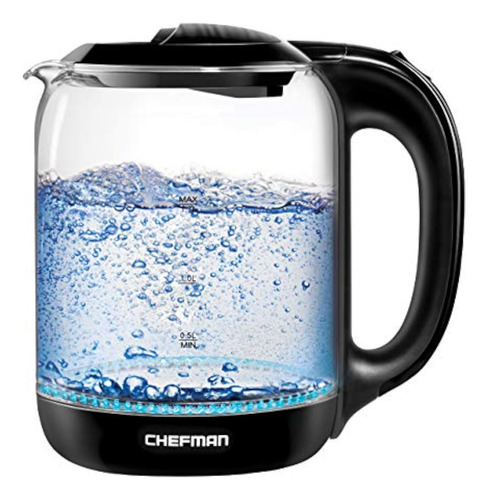 Tetera Con Jarra De Cristal Eléctrico De 1.7 Litros