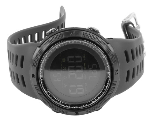 Men Digital Watch Impermeable Pantalla Transparente Fecha De