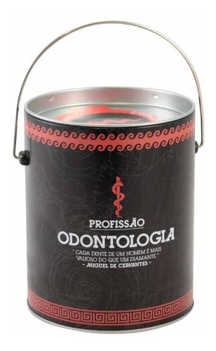 Imagem 3 de 3 de Caneca 300ml Na Lata Profissões Odontologia Zona Criativa