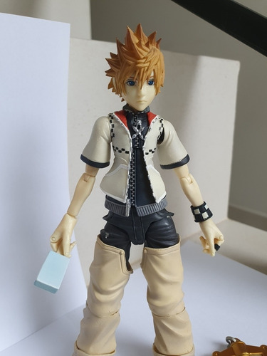 Kingdom Hearts Ii Roxas Play Arts Figure Original Completo (Usado)