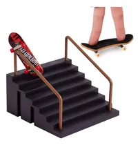 Comprar Skate Park Pista Para Finger Skate Míni Bike Rampa Bowl X1 Ruedas Escalera Skate Doble Grind Rail