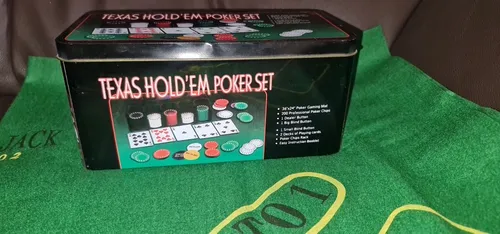 Juego Set De Poker Texas Holdem (Usado)
